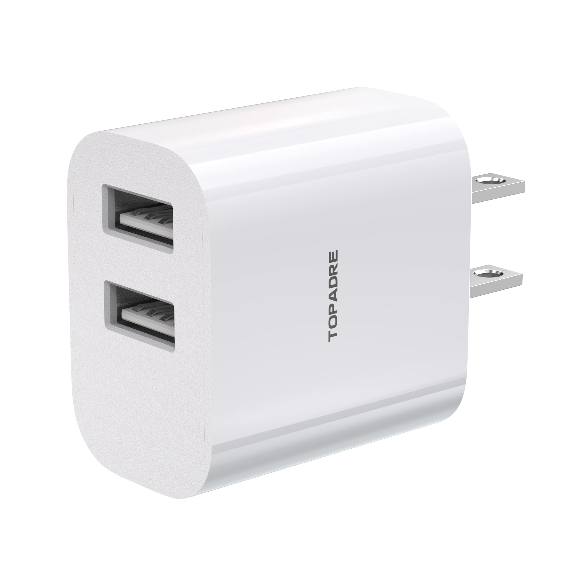 Amazon | TOPADRE USB 充電器 2ポート USB-A 5V/2.4A 12W Max USB 急速